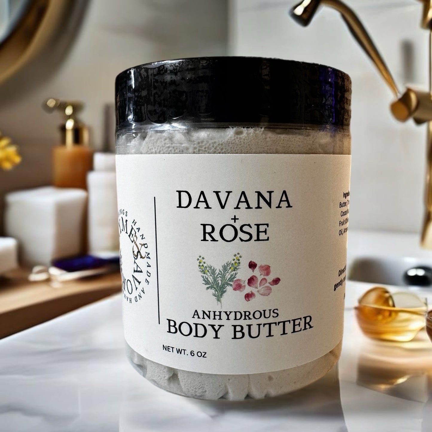 Davana Rose Body Butter (Anhydrous)
