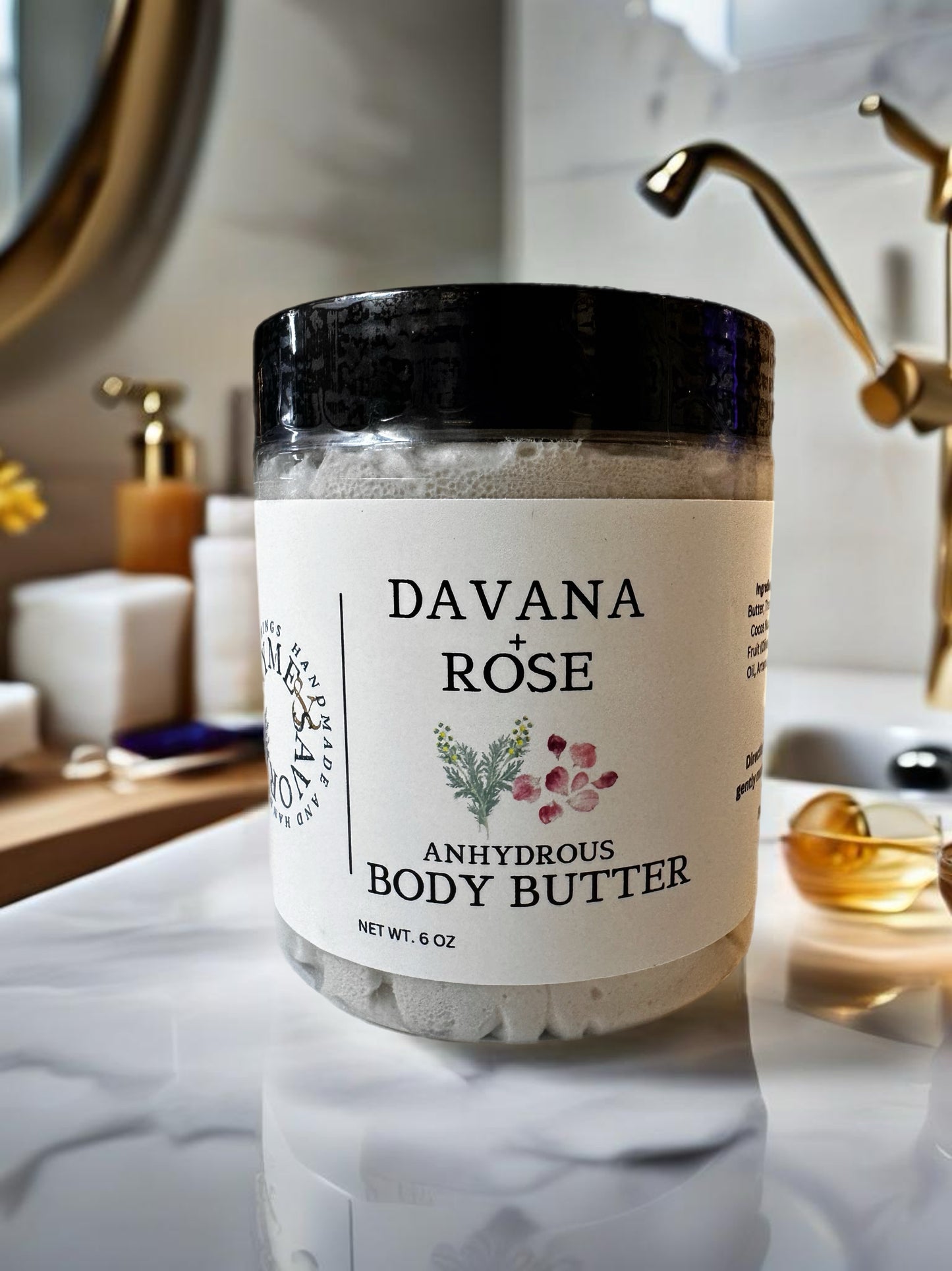 Davana Rose Body Butter (Anhydrous)