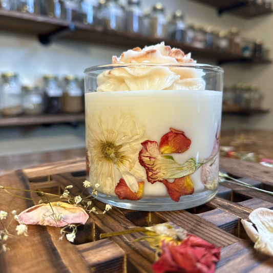 Blush Bloom Botanical Candle