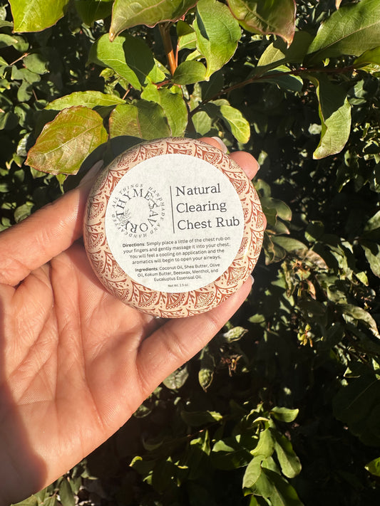 Natural Clearing Chest Rub