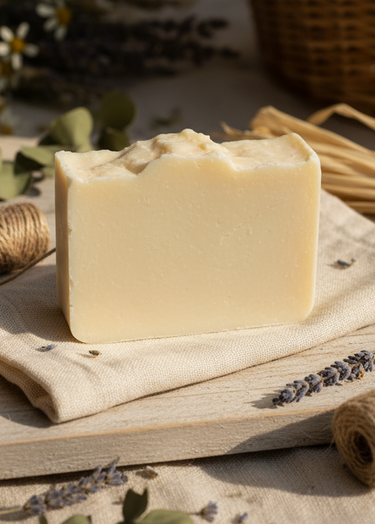 BREAST MILK SOAP WITHA NATURAL BACK GROUND 